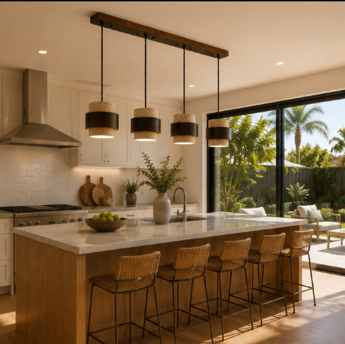 Japan Stone Kitchen Island Pendent Light