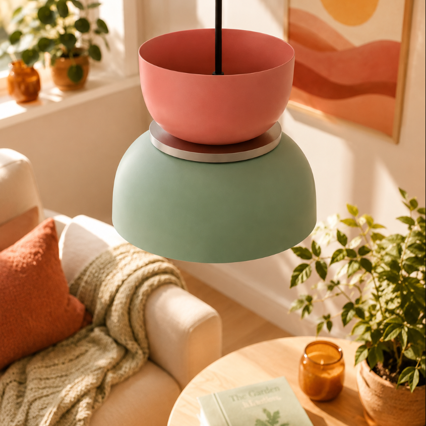 Lucie Color Block Nordic Pendant Light