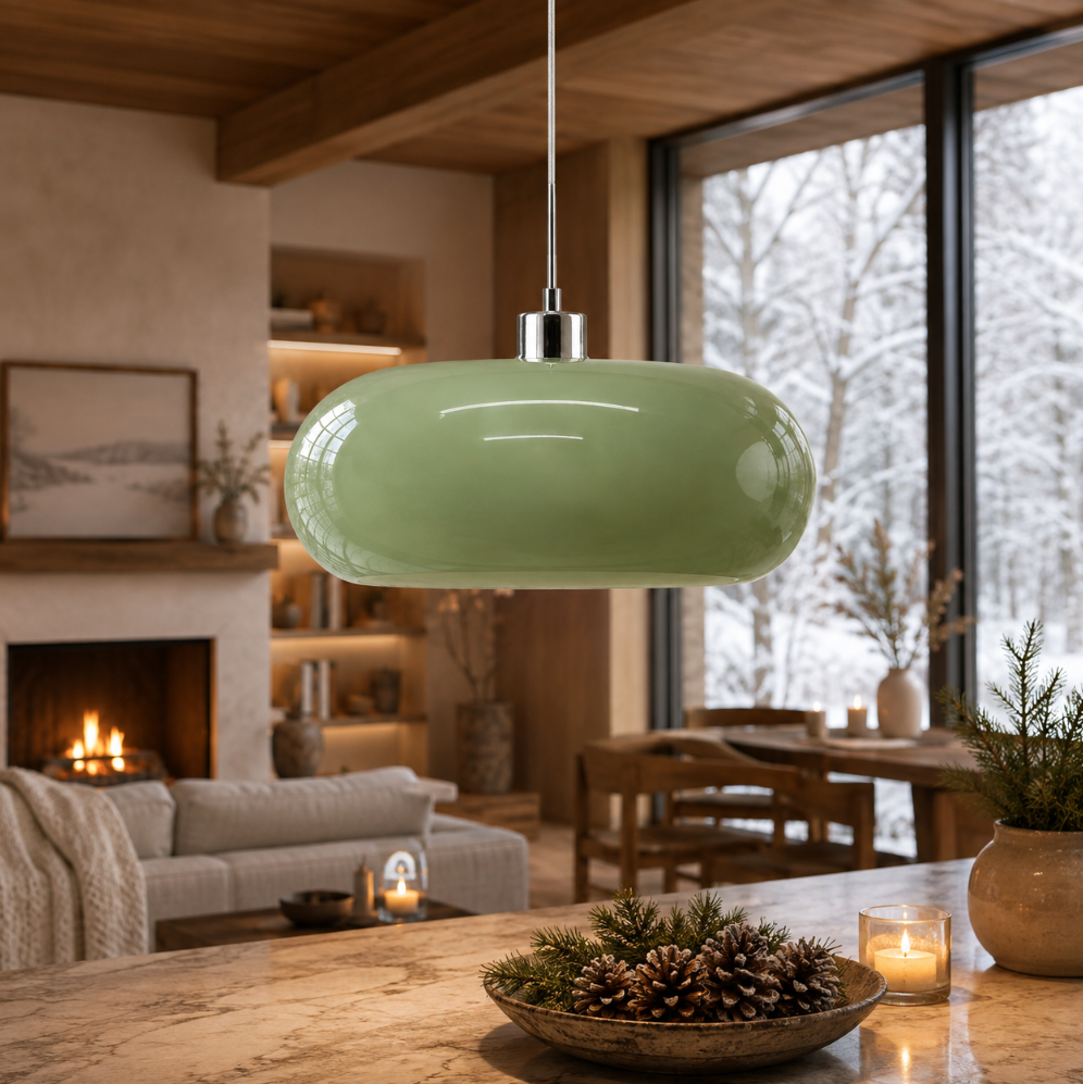 Kieran Bauhaus Glass Pendant Light