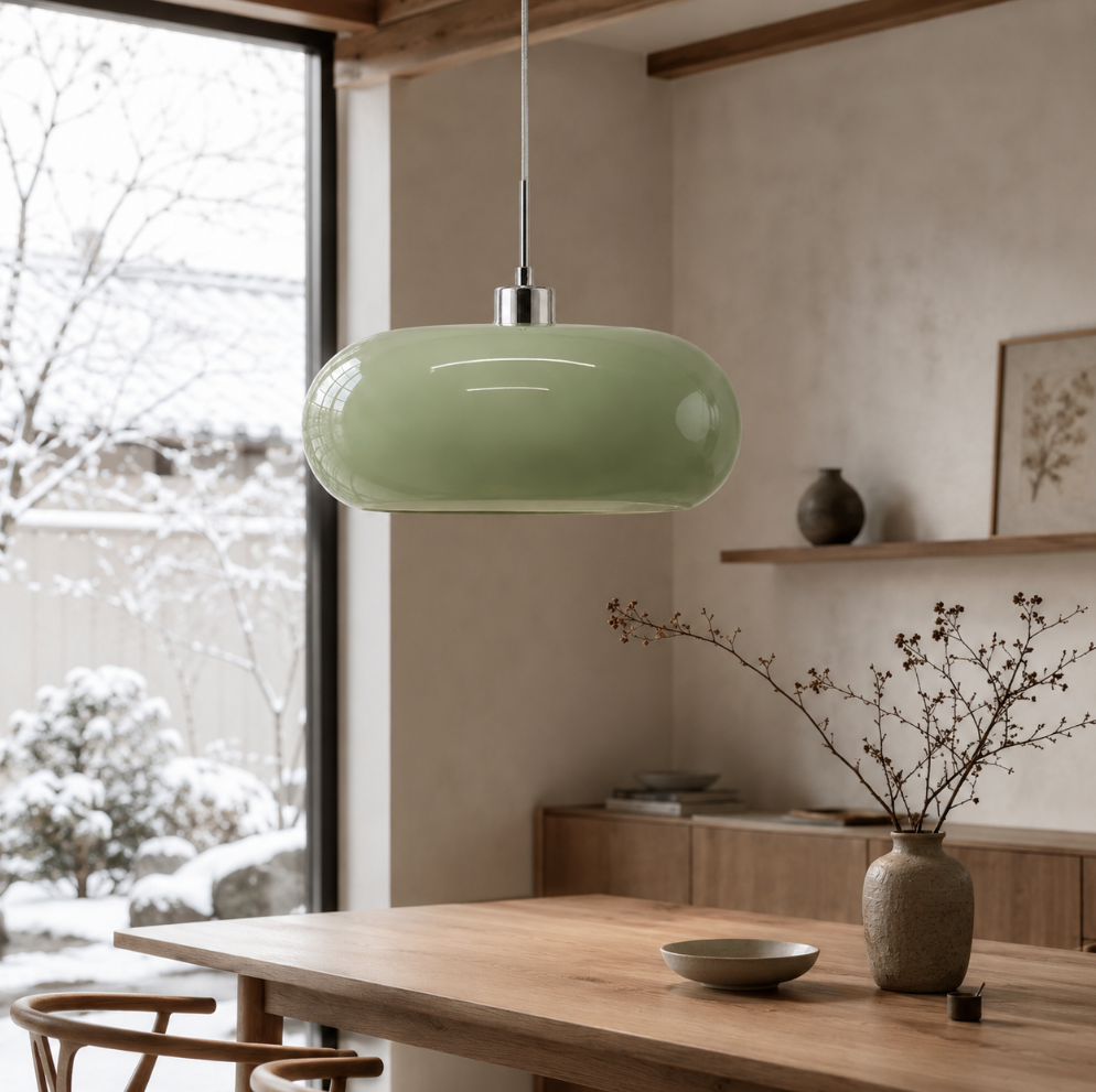 Kieran Bauhaus Glass Pendant Light
