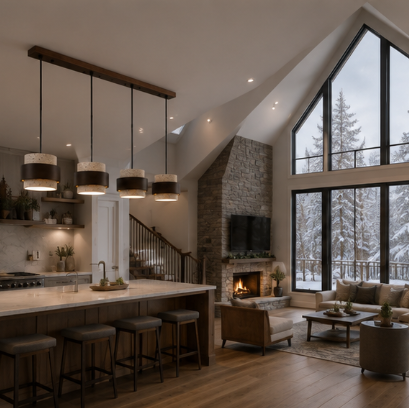 Japan Stone Kitchen Island Pendent Light